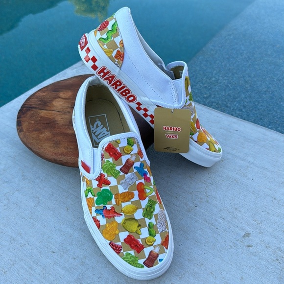 Vans & Haribo Goldbears 100th Anniversary Celebration Sneakers Size 9 - Picture 3 of 16